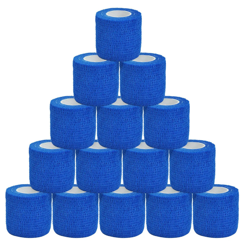 Medical Tape - 1/15 adet 4.8 m Mavi Spor