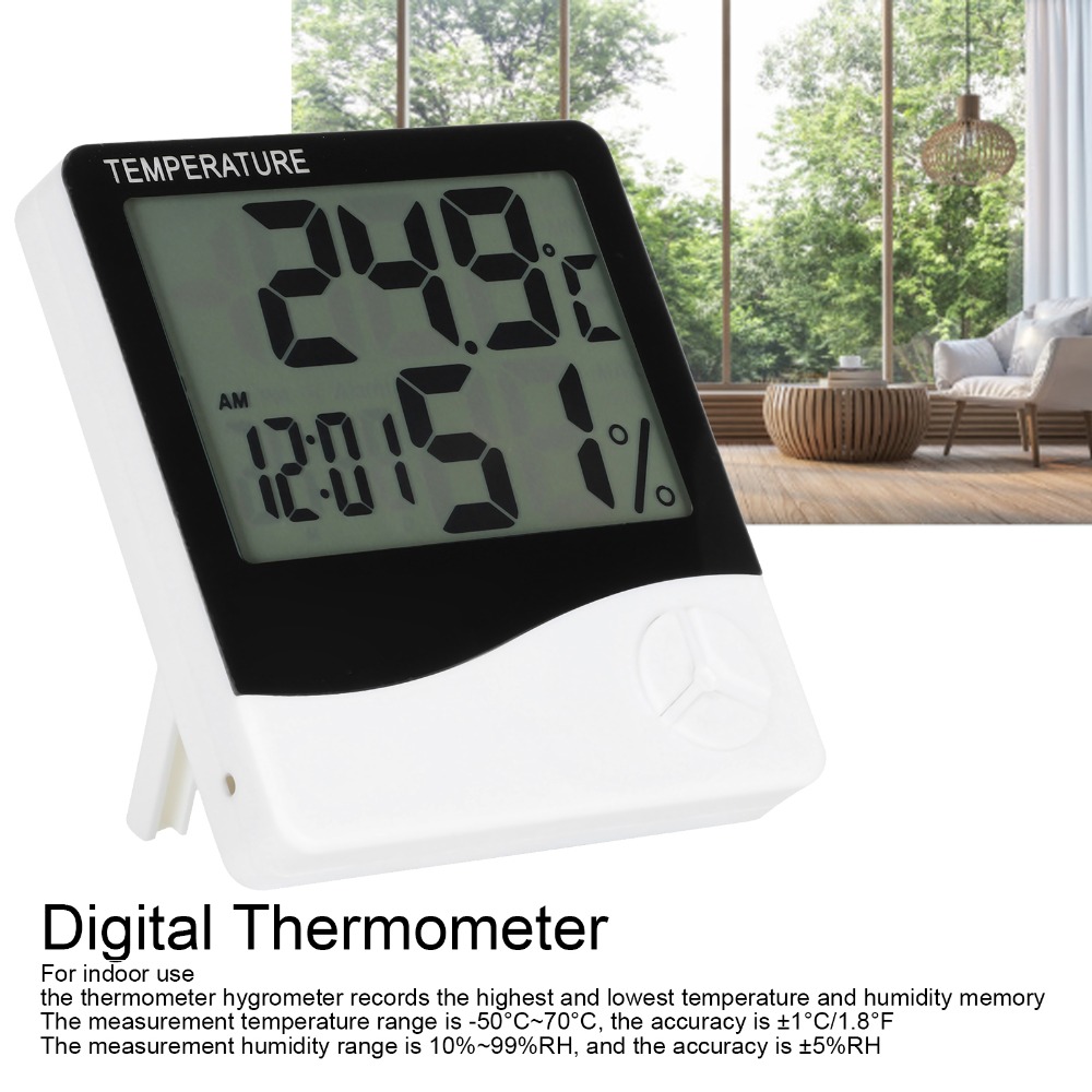 Geniş Ekranlı, İç Mekan Termom - Thermometer Digital incelemesi ve fiyatı