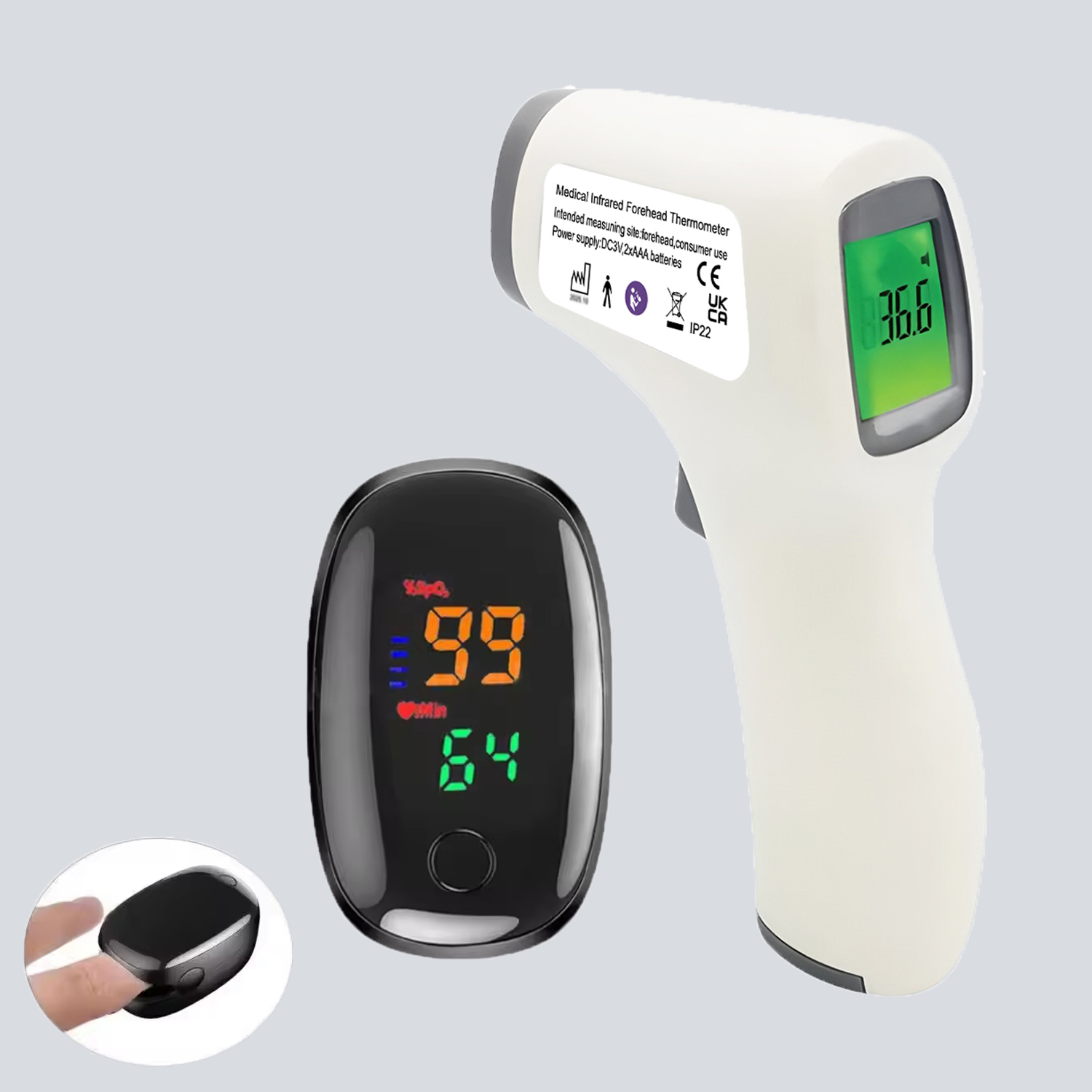 Taşınabilir Tıbbi Termometre v - Pulse Oximeter incelemesi ve fiyatı